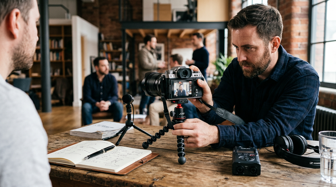 First Impression Audit Camera: Seven Second Review — illustrated guide from The Playbook
