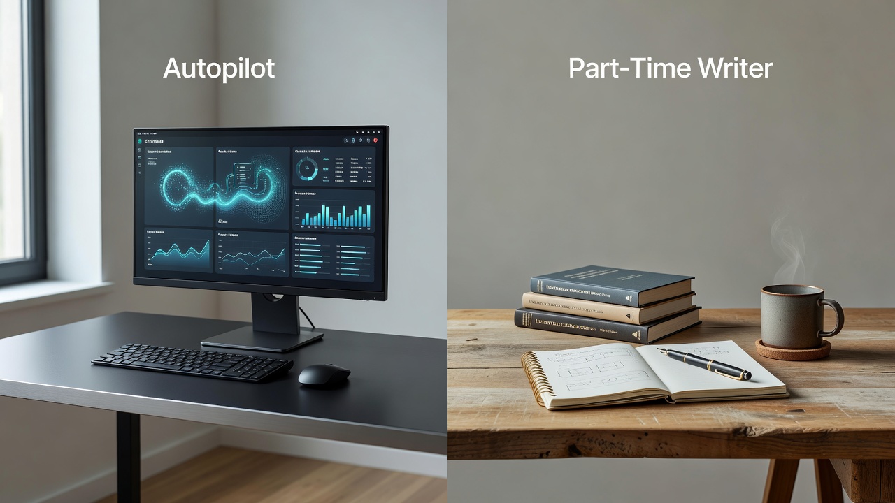 Autopilot vs Part-Time Writer: SEO Workflow Trade-Offs — illustrated guide from ContentPilot