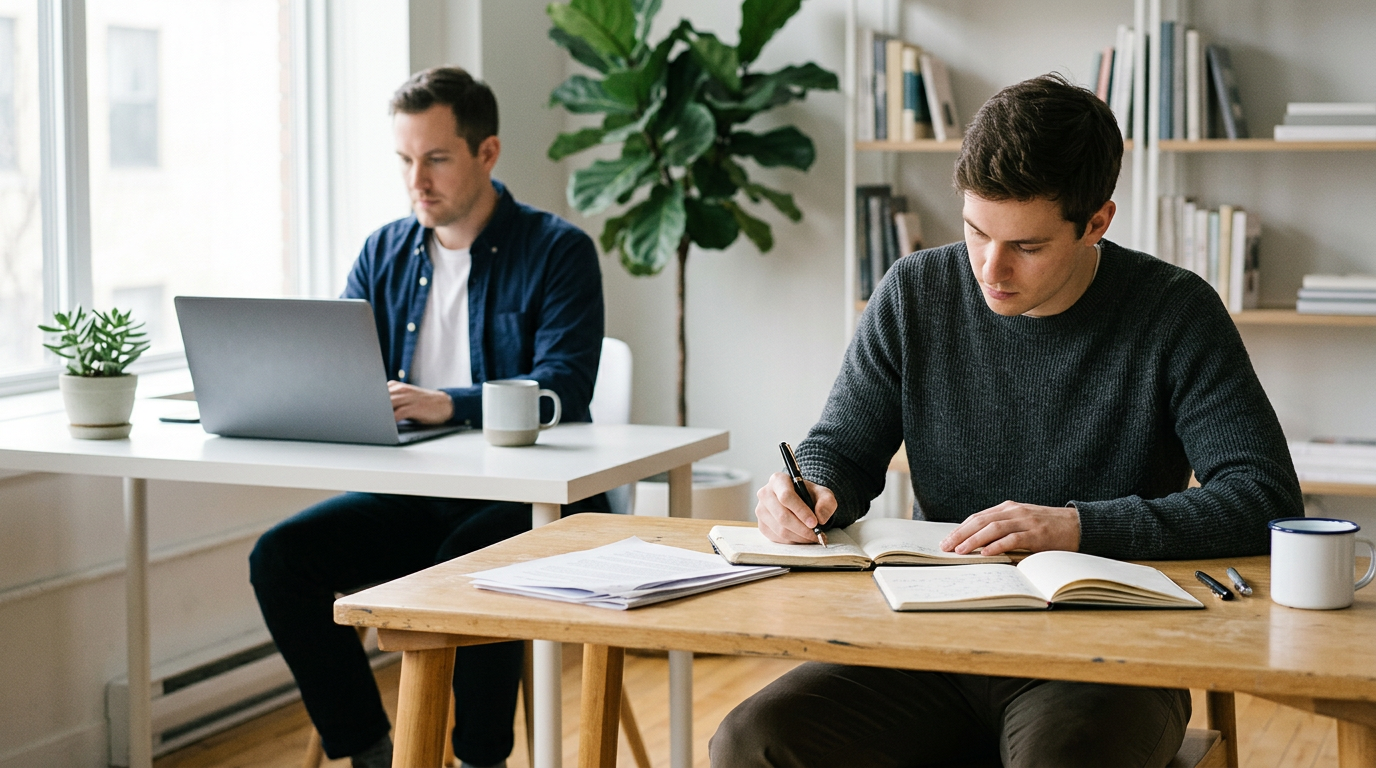 ContentPilot vs Manual Writing for Indie Founders — illustrated guide from ContentPilot