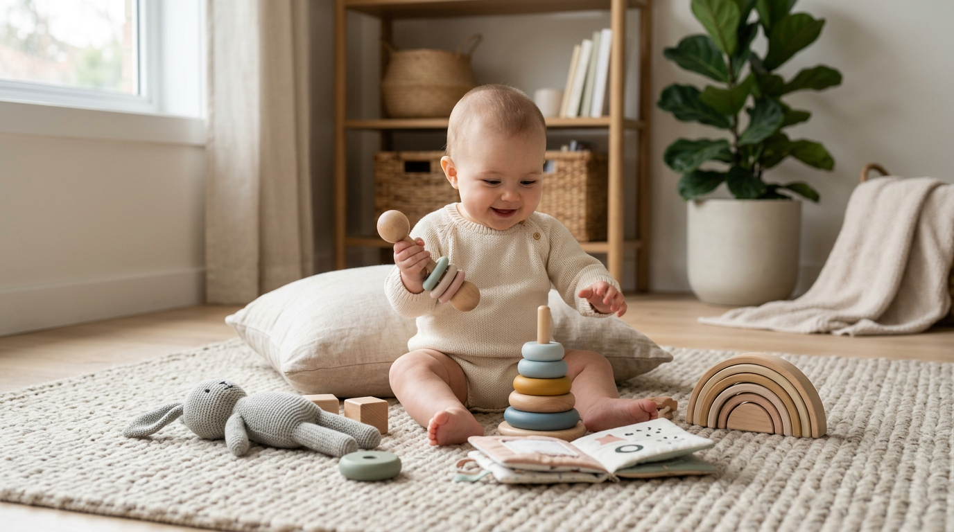 Toys for Sitting Milestones 4-7 Months: Simple Guide