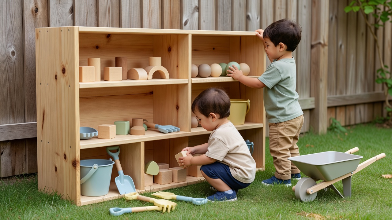 Outdoor Toy Organization Toddlers Can Keep Neat Year Round