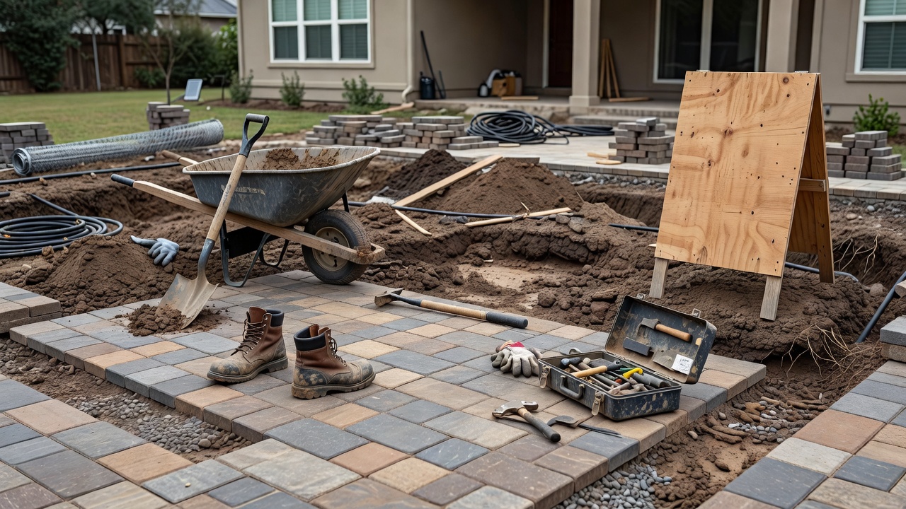 Cypress Paver Patio MUD Permits Clay Soil 2026