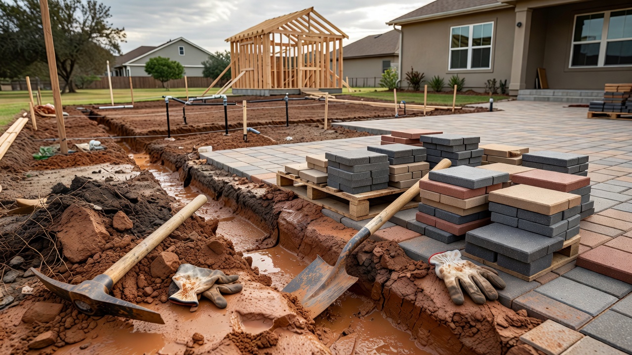 Paver Patio Costs Sugar Land 2026 Clay Soil Prep