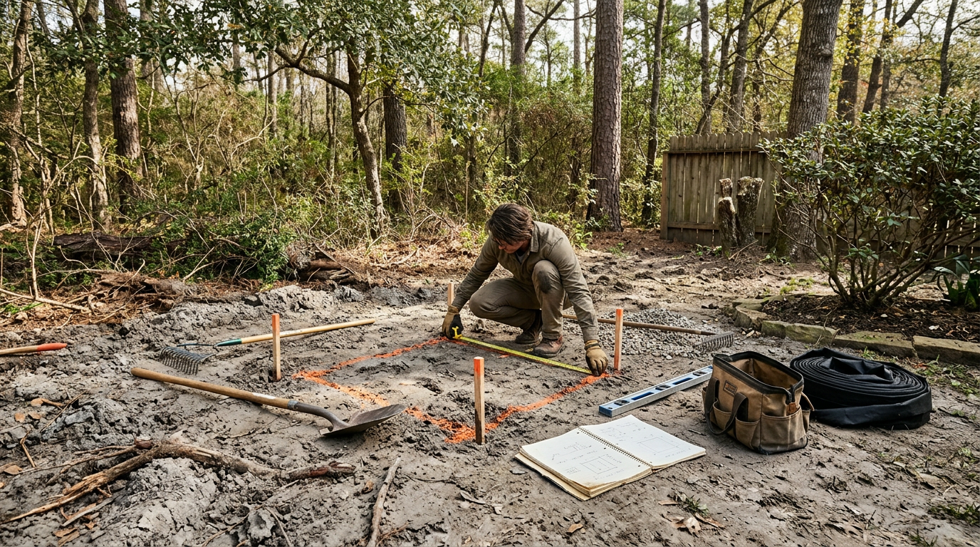 Woodlands Shed Planning Steps for Clay Soil 2026
