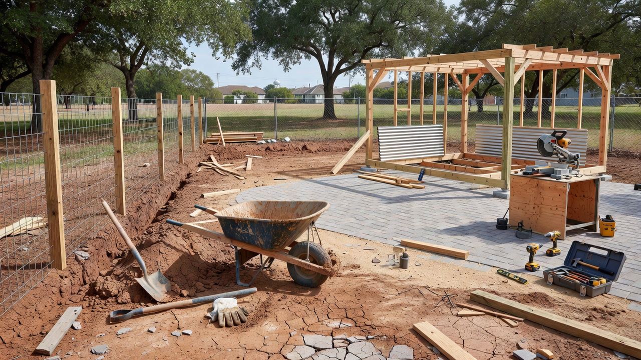 Fence Extension vs Gazebo Shed Houston Clay Soil 2026