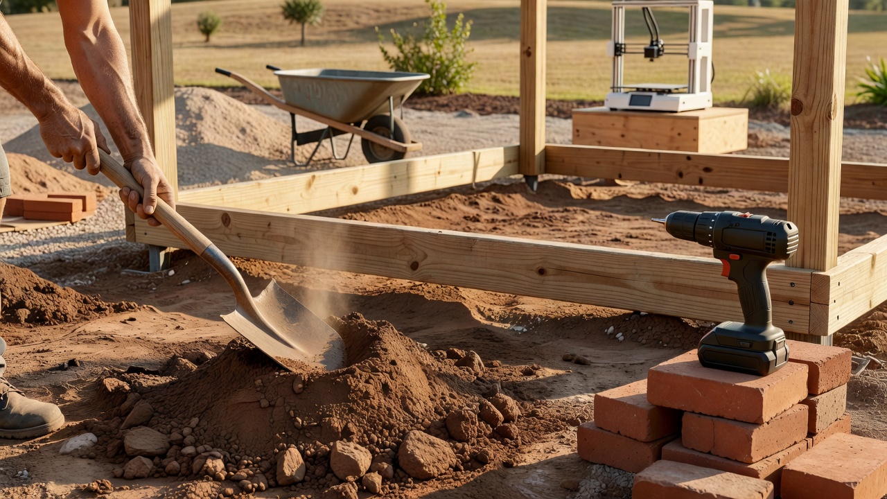 Sugar Land Gazebo Clay Prep 2026 Base Steps